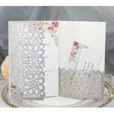 Glitter Invitation Card Laser Business Invitation Modern Wedding Card Personalized Custom